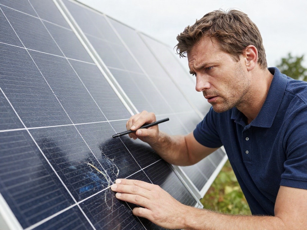 Solarmodul defekt erkennen