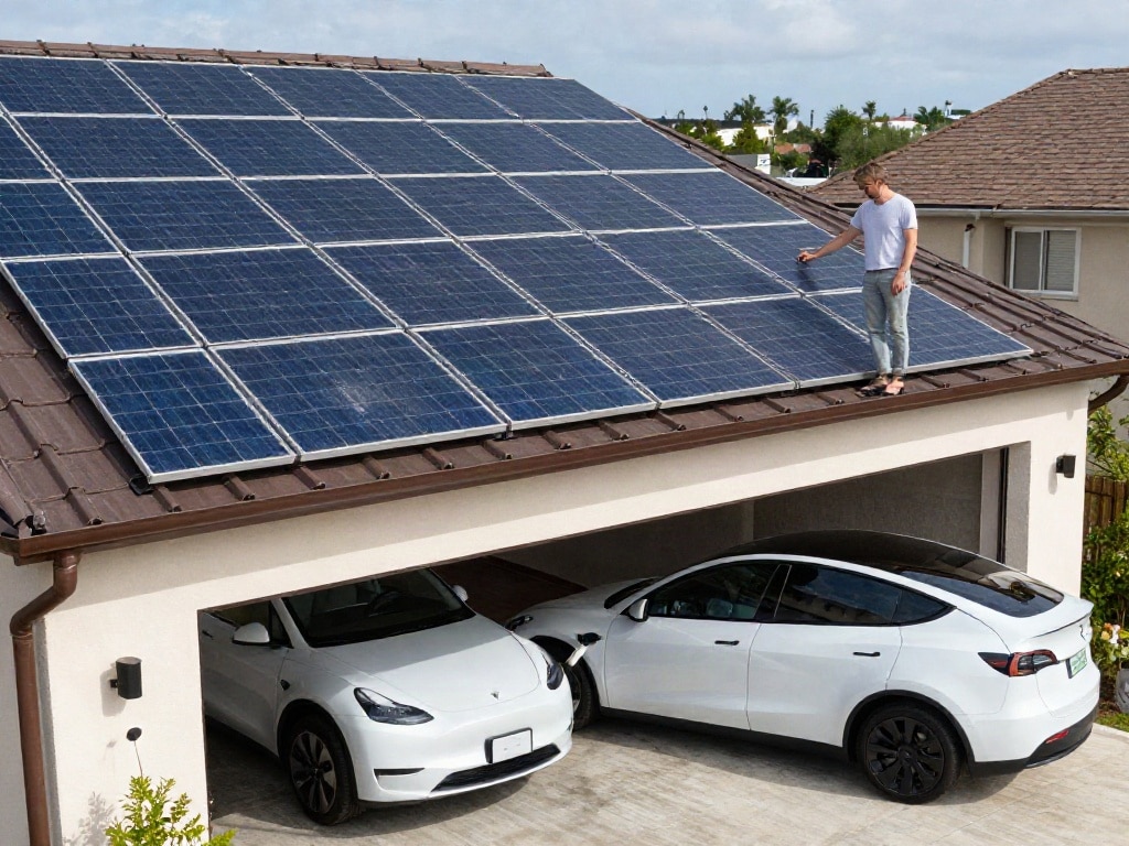E Auto mit Photovoltaik laden