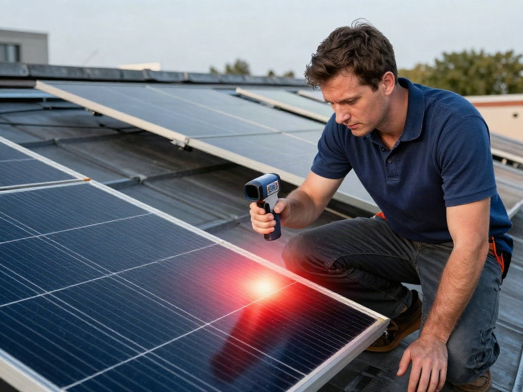 Hotspot Solarmodul