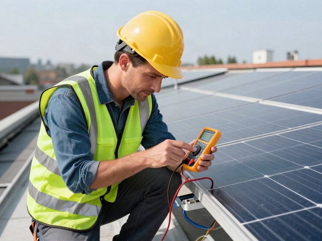 Photovoltaik Inbetriebnahme