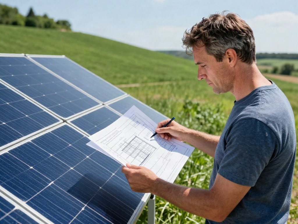 Photovoltaik Freifläche privat