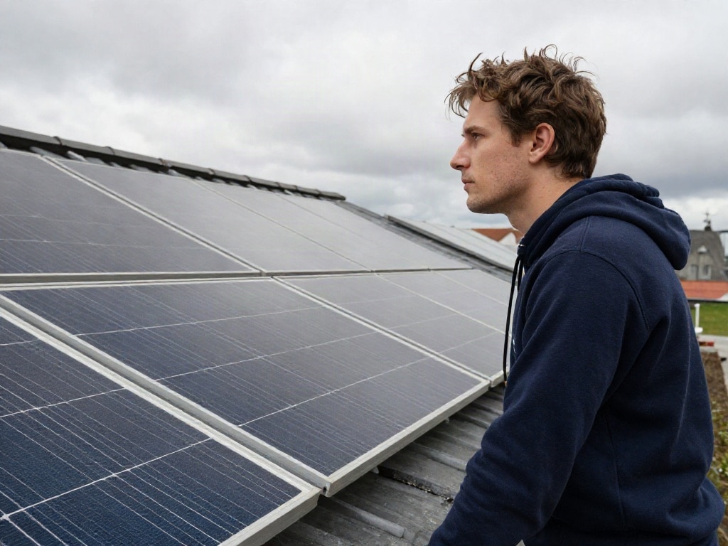 Photovoltaik Ertrag bewölkt