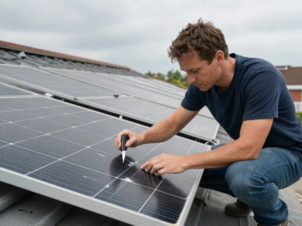 Solarmodule Hagel